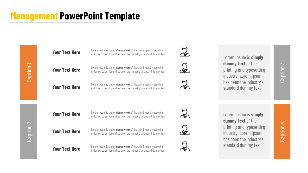 management powerpoint template